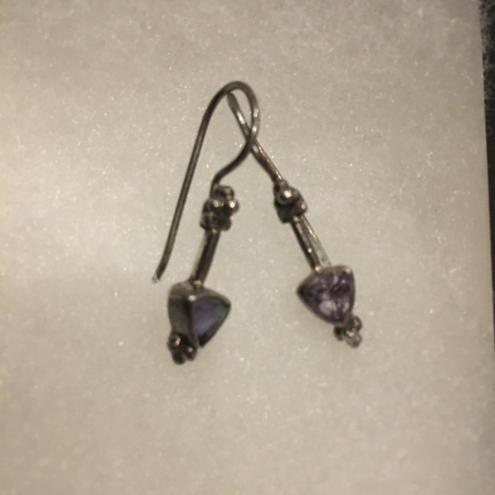 Silver earrings
